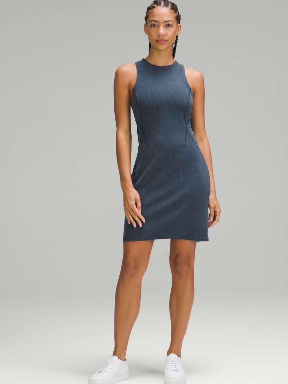 Sleeveless Ribbed Tank Dress softstreme